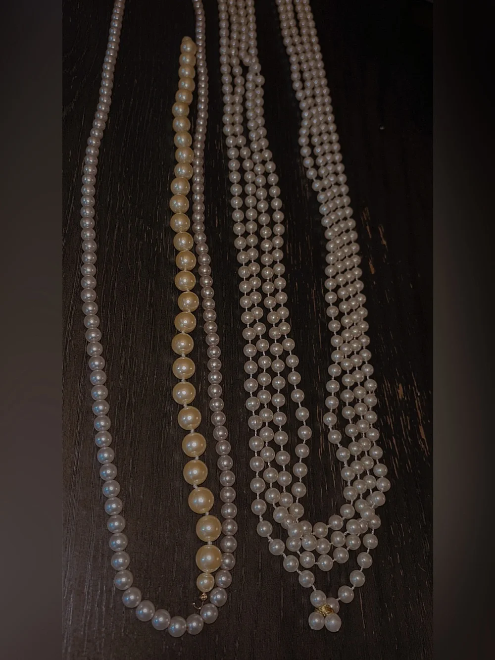 Endless Rope Pearl Strand | Opera Length |3 Strands | Wearable Vintage